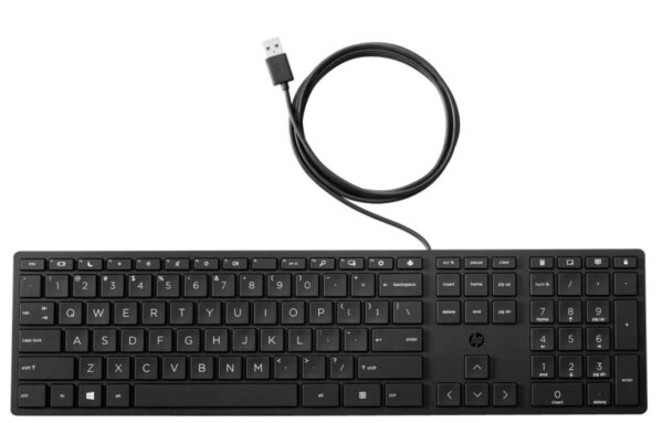 HP 320K toetsenbord USB QWERTY Zwart - Afbeelding 2